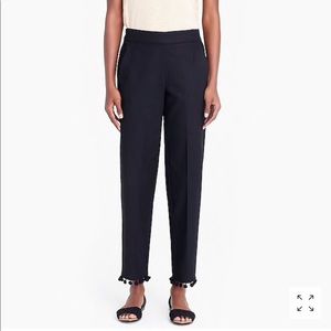 Jcrew factory - linen Pom Pom pant sz 4